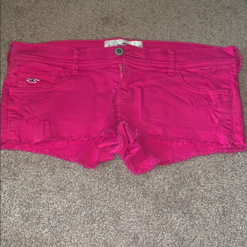 Pink Hollister shorts
